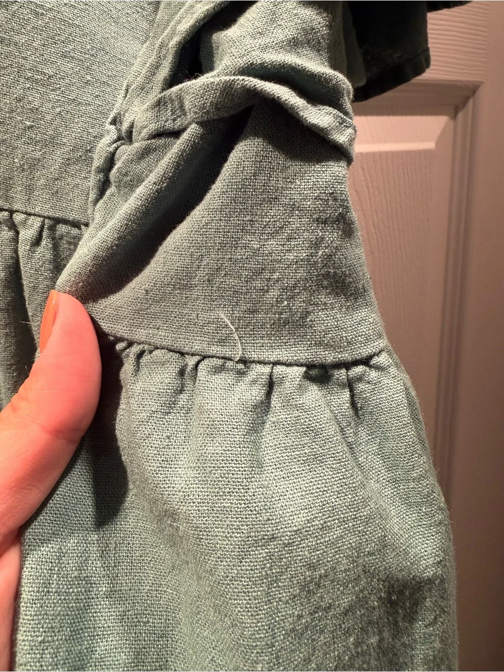 Universal Thread V-Neck Tiered dress — Seafoam - Picture 4 of 4